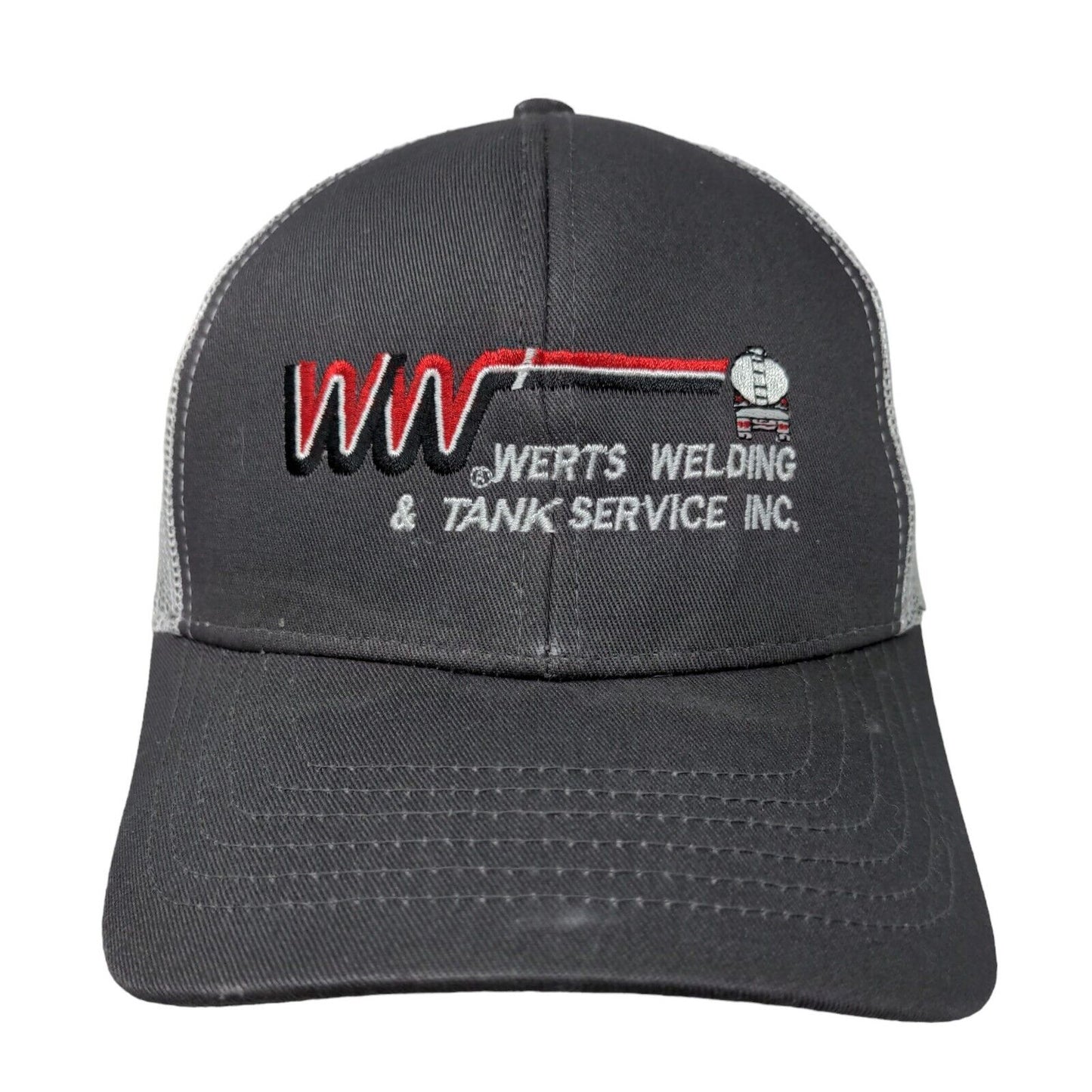 Outdoor Cap Men's Snapback Mesh Back Trucker Hat Gray OSFM Werts Welding Tank