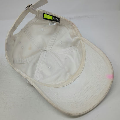 Nike Baseball Cap White One Size Heritage86 Slideback Swoosh Logo Cotton Hat