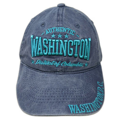 DC One Wholesale Baseball Cap Blue One Size Washington District of Columbia Hat