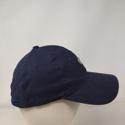 Panama Canal Slideback Hat Blue One Size Solid Adjustable 6 Panel