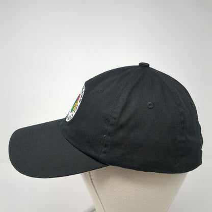Hollyland Brand Day Slideback Hat Black One Size Adjustable Embroidered