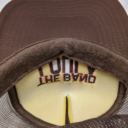 Otto Trucker Hat Brown One Size The Band Loula Red Scrambled Eggs Mesh Back