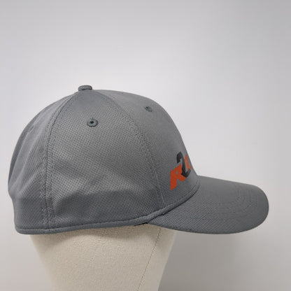R2R Moto Designs Fitted Hat Gray L/XL Solid Athletic Works 6 Panel