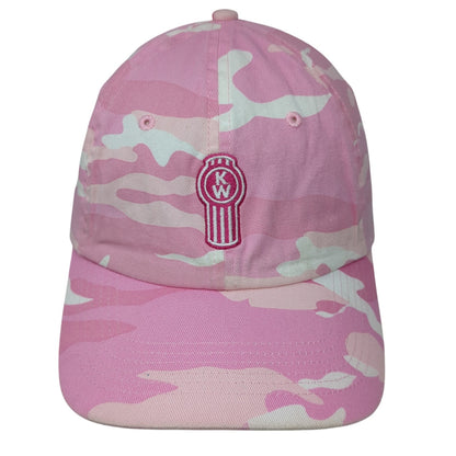 Kenworth Logo Strapback Hat Multi One Size Adjustable Camo Port Authority