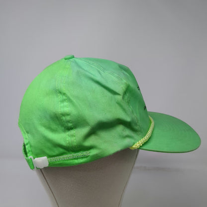 Nissin Cap 5 Panel Green One Size Idaho Army National Guard Hat Rope Snapback