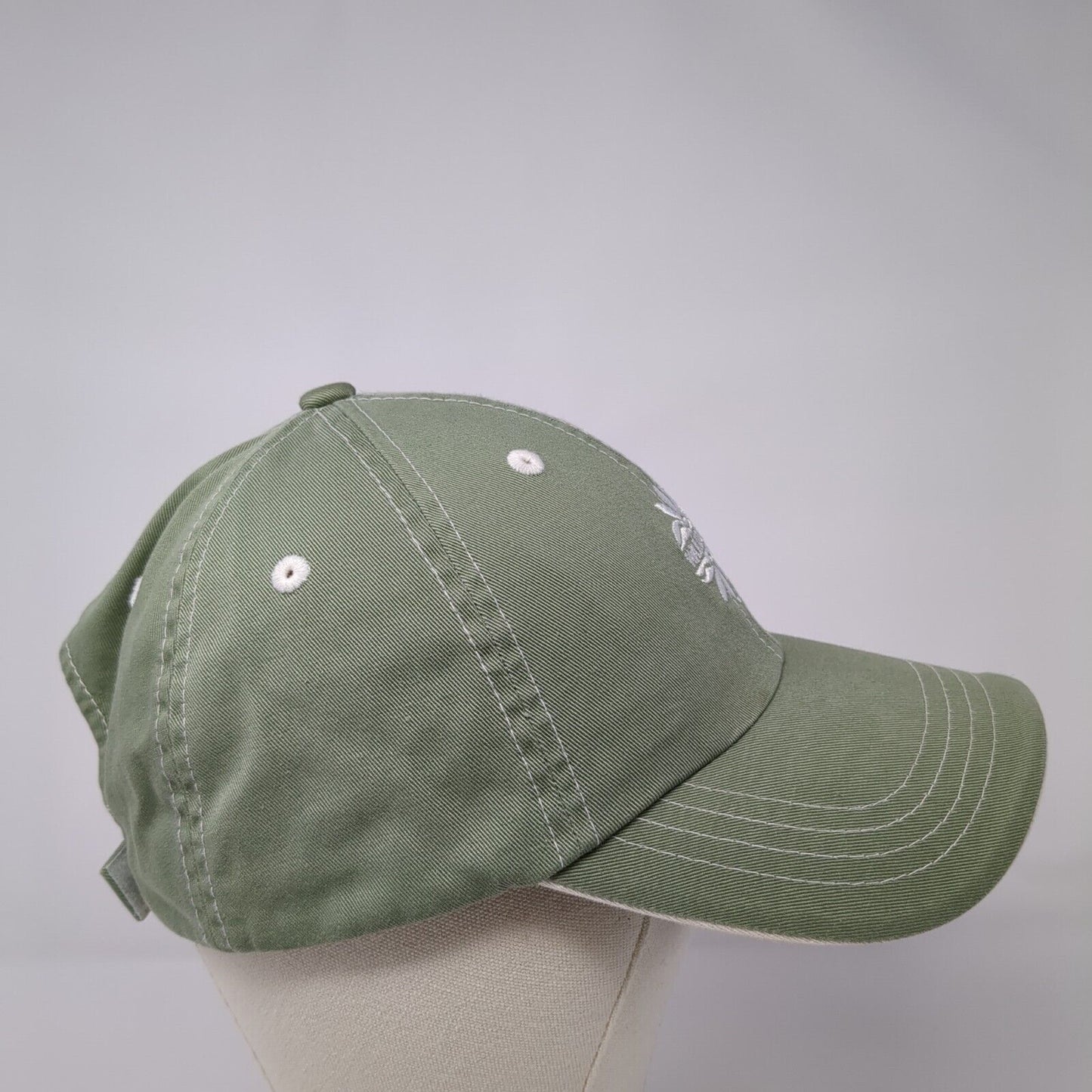 Waikoloa Hawaii Strapback Hat Green One Size Adjustable Embroidered Cotton