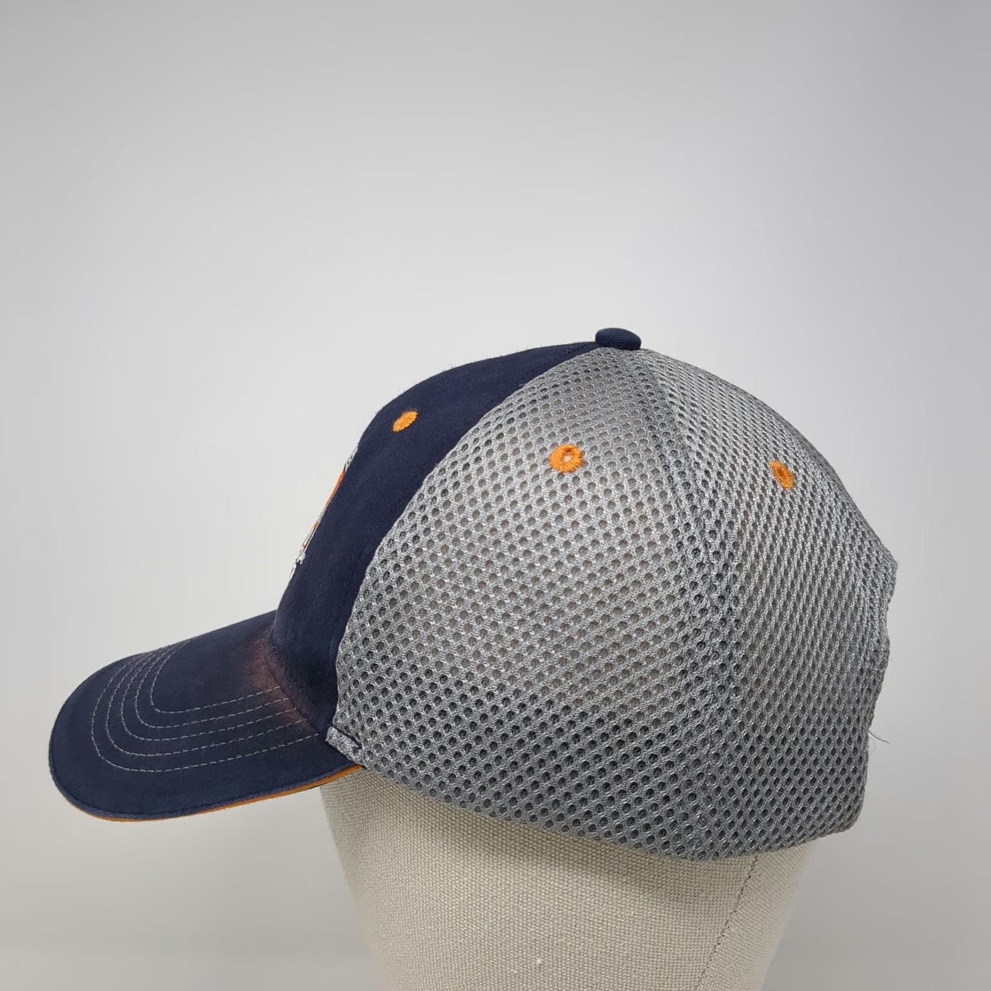 Cap America Federated Auto Parts Racing Blue Hat One Size Mesh Strapback Logo