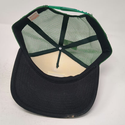 Pistil Trucker Hat Gray Green Blue One Size Mesh Snapback Marlin Pattern Patch