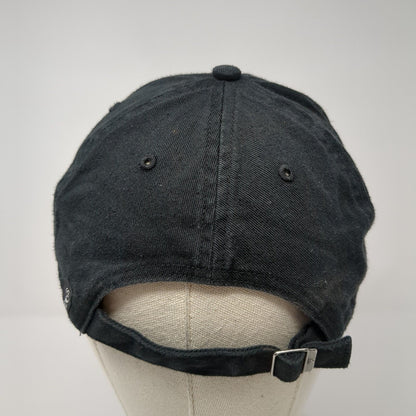 Adidas 3 Stripes Slideback Hat Black One Size Adjustable Embroidered