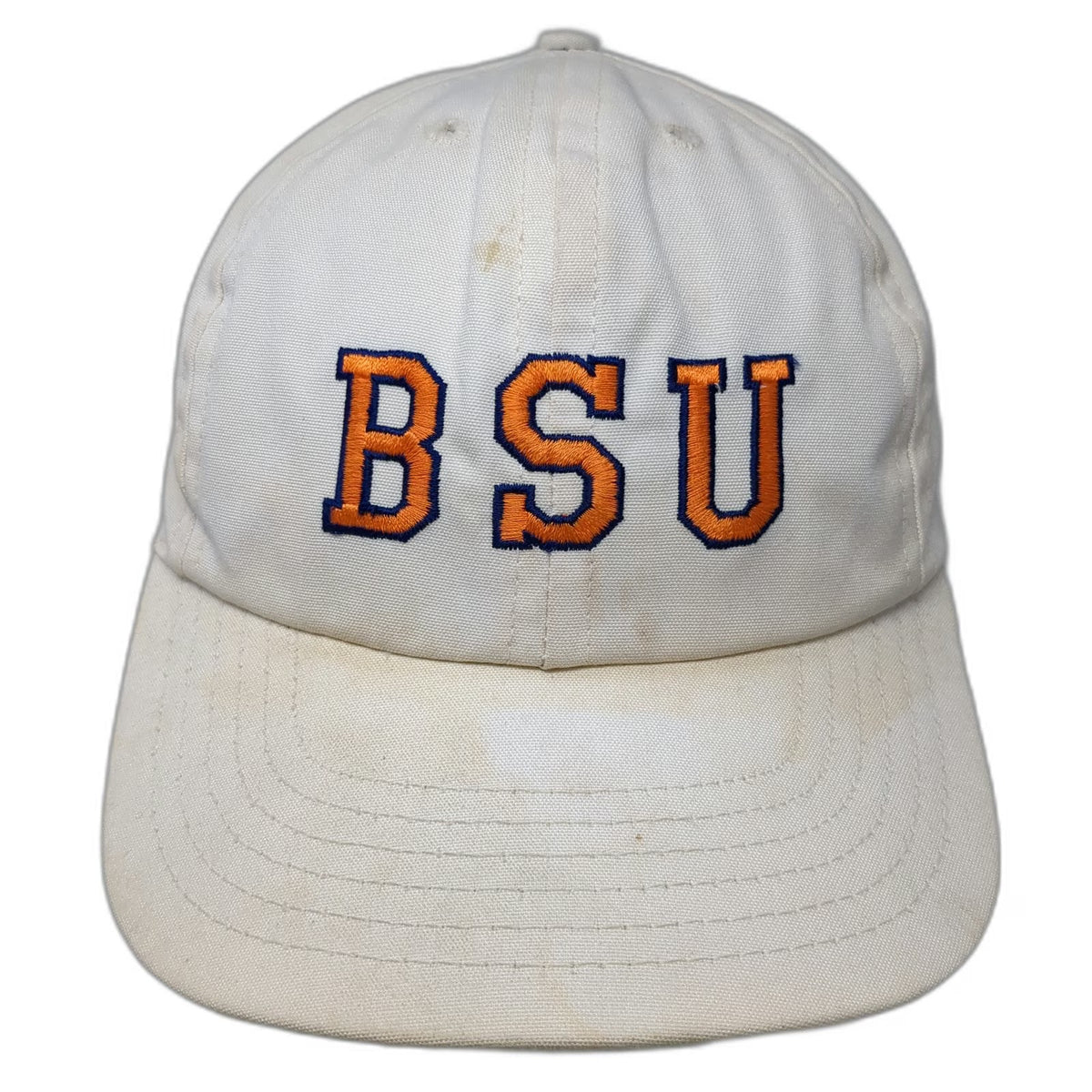Boise State Broncos NCAA LaMode Cap Beige Slideback Green USA Made Hat Vintage