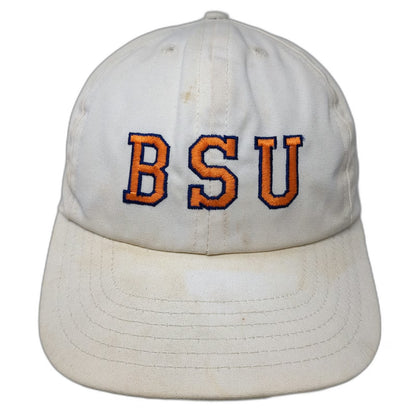 Boise State Broncos NCAA LaMode Cap Beige Slideback Green USA Made Hat Vintage