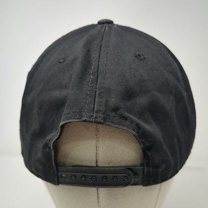 Lira Snapback Black One Size Floral Brim Diamond Patch Graphic Adjustable Hat