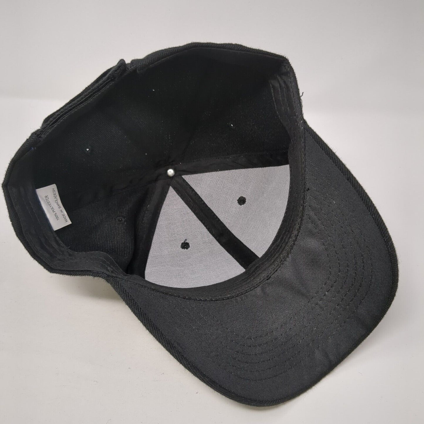 Lake Tahoe Bear Strapback Hat Black One Size Adjustable Outdoor 6 Panel