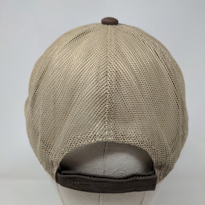 Southern Tire Mart Adult Strapback Trucker Hat Brown OS Mesh Back Outdoor Cap