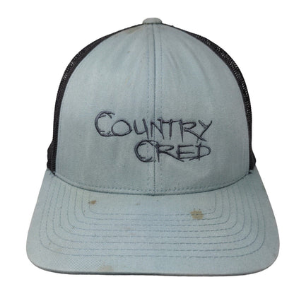 Country Cred Snapback Mesh Back Trucker Hat Multi One Size Colorblock