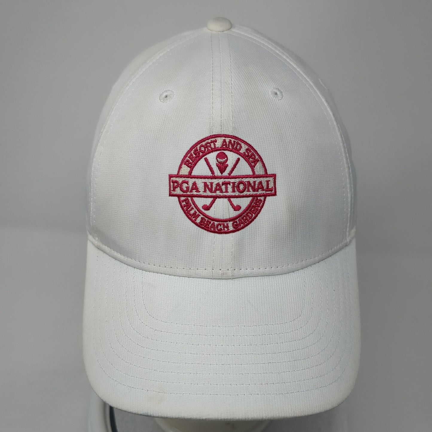 PGA National Resort And Spa Strapback Hat White One Size Nike Swoosh