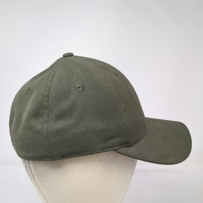 Nike Baseball Cap Green 6 7/8 Fitted Wool Blend Swoosh Logo Hat Vintage Red Tag