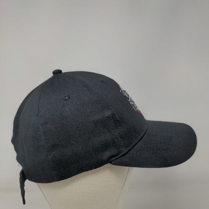 Demon Slayer Kimetsu No Yaiba Slideback Hat Black One Size Embroidered