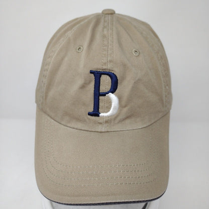 Bowen & Parker CPA's Strapback Hat Tan One Size Port Authority Signatures Cotton
