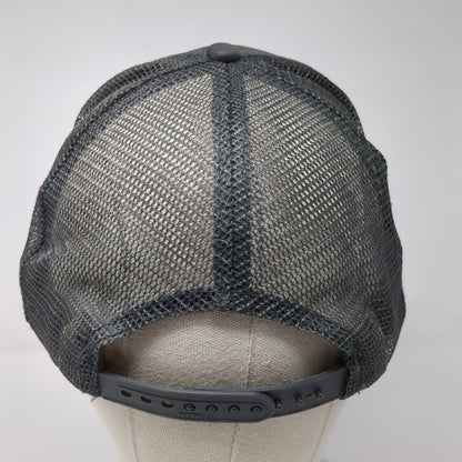 Race Day Snapback Trucker Hat Gray One Size Adjustable Mesh Back 6 Panel Otto