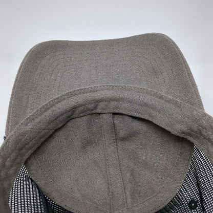 FDC Flag Snapback Mesh Back Trucker Hat Gray One Size Adjustable