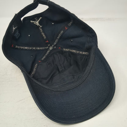 Jordan Brand Baseball Cap Black White One Size Air Jordan Career Stats Logo Hat