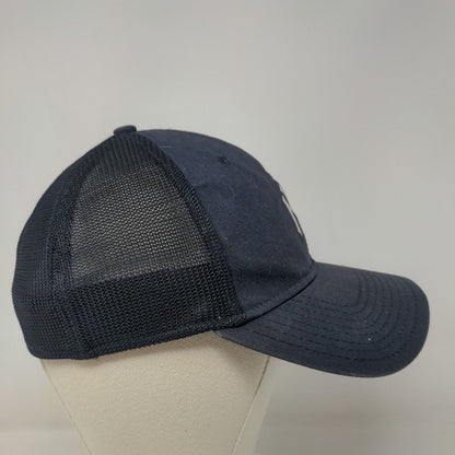 New Era Mens Fitted Mesh Back Hat Blue S-M Embroidered New York Yankees 39Thirty