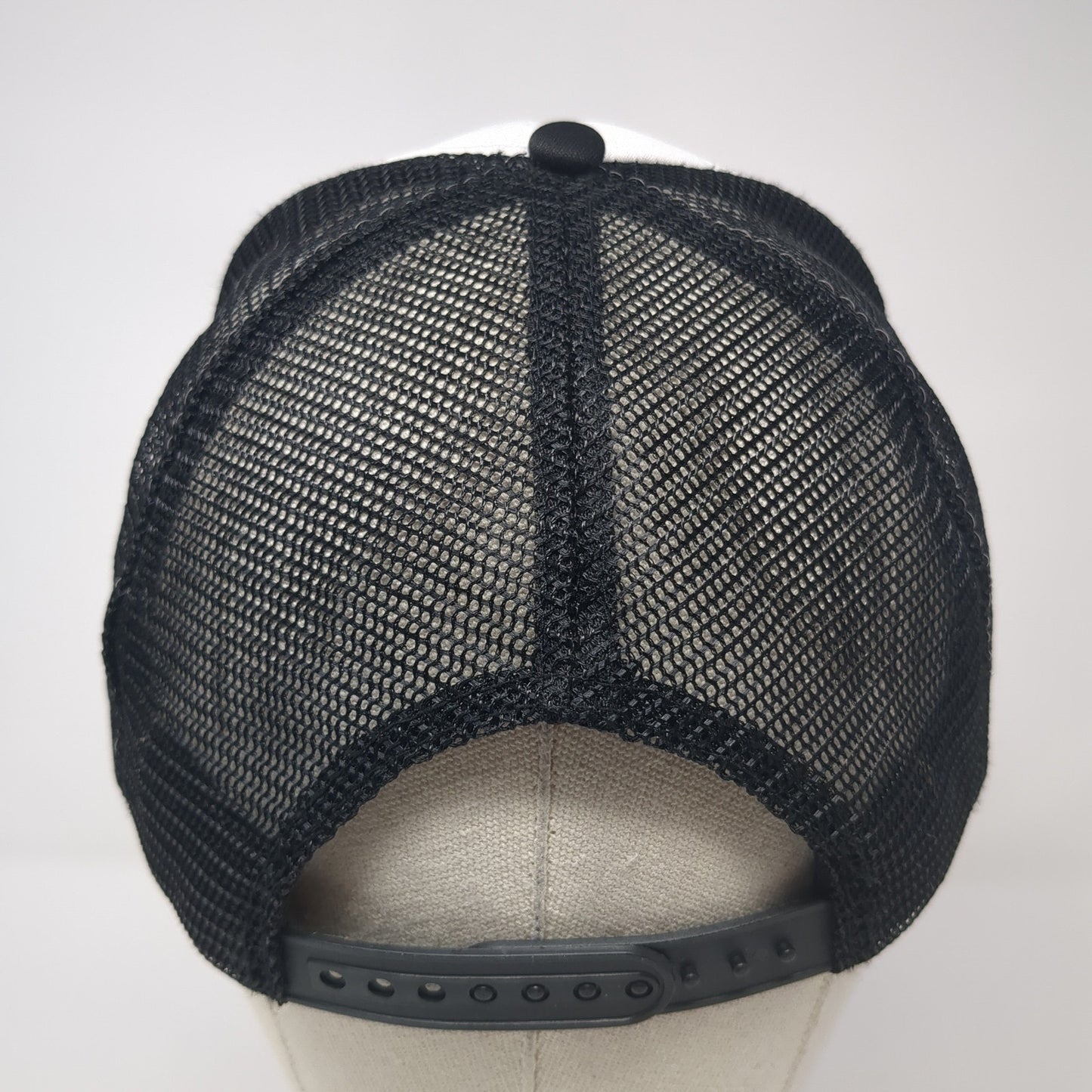 Rockstar Energy Drink Snapback Trucker Hat Black One Size Mesh Back