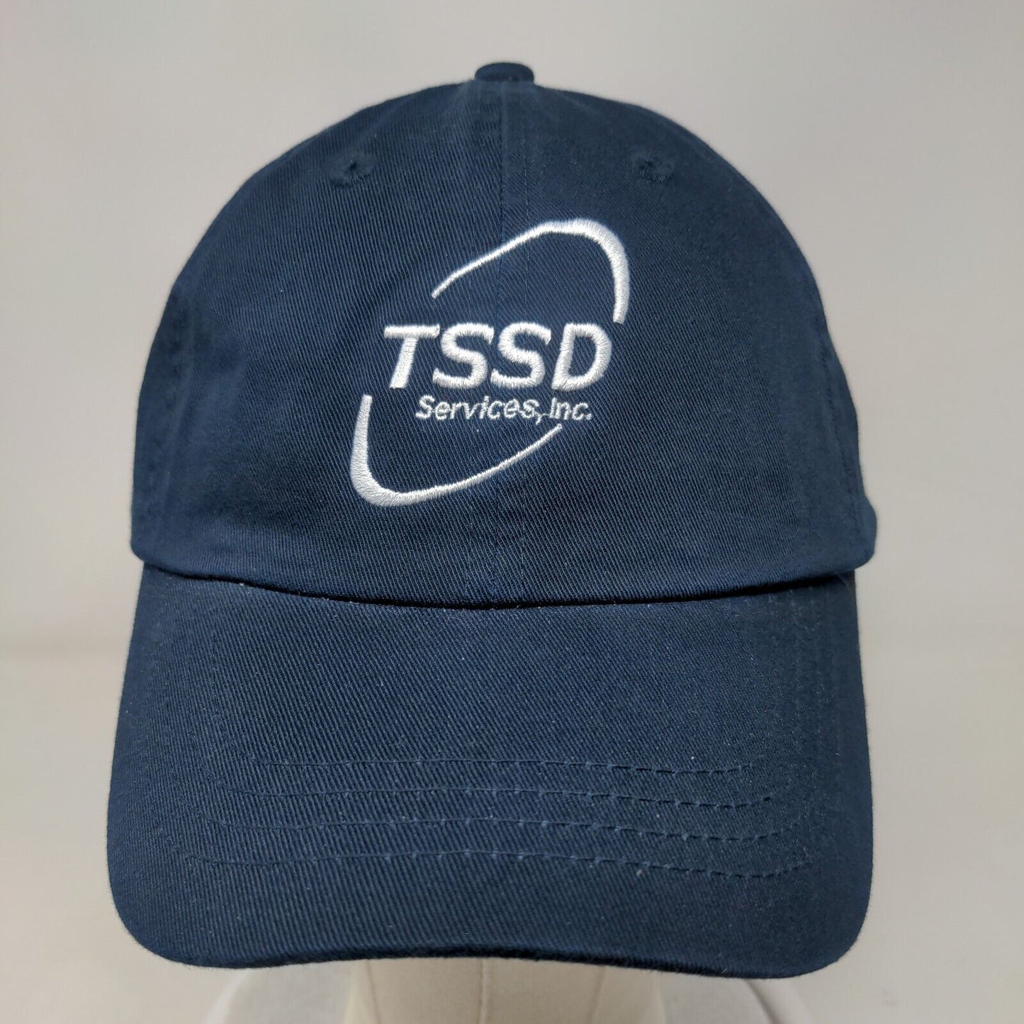 TSSD Services Inc. Strapback Hat Blue OS Adjustable Embroidered Port & Company