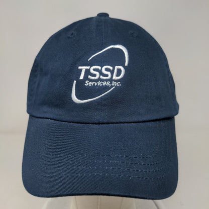 TSSD Services Inc. Strapback Hat Blue OS Adjustable Embroidered Port & Company