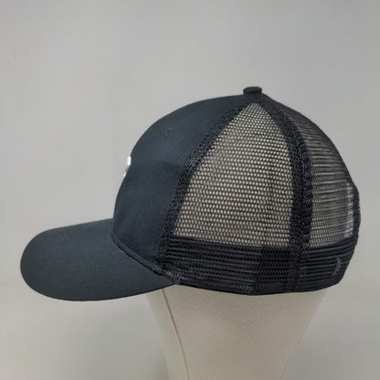 Fanatics Men's Snapback Mesh Back Hat Black Size OSFA Embroidered Logo