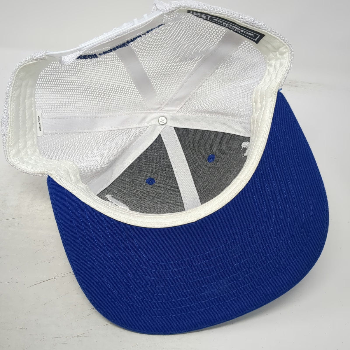 Richardson Trucker Hat Blue OSFM Consolidated Supply Co Oregon Idaho Mesh Hat