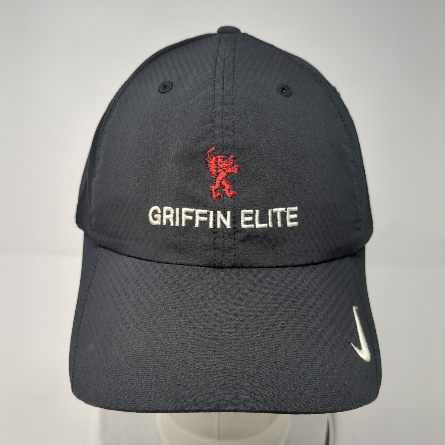 Griffin Elite Strapback Hat Black One Size Adjustable Embroidered Nike Golf