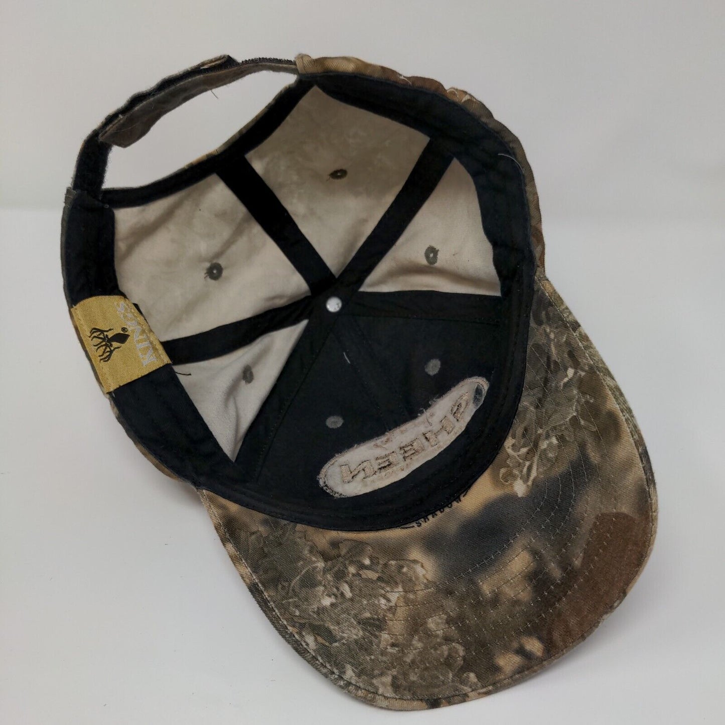 Gheen Irrigation Works Strapback Hat Camo One Size King's KC Caps