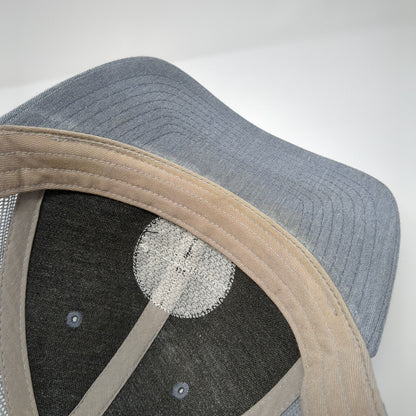 Travis Mathew California Patch Trucker Hat Gray One Size Mesh Back