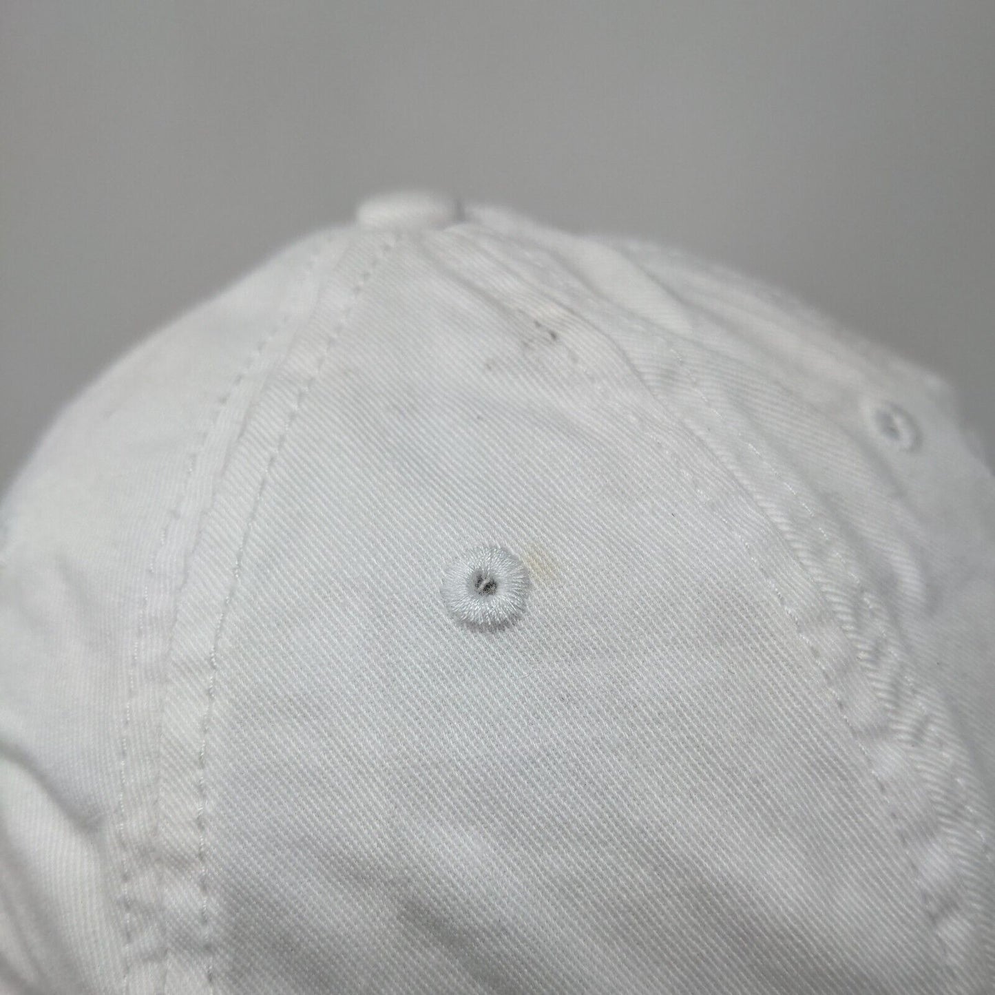 Shannon's Fish Fry and Bike Ride Strapback Hat White OS Embroidered The Game