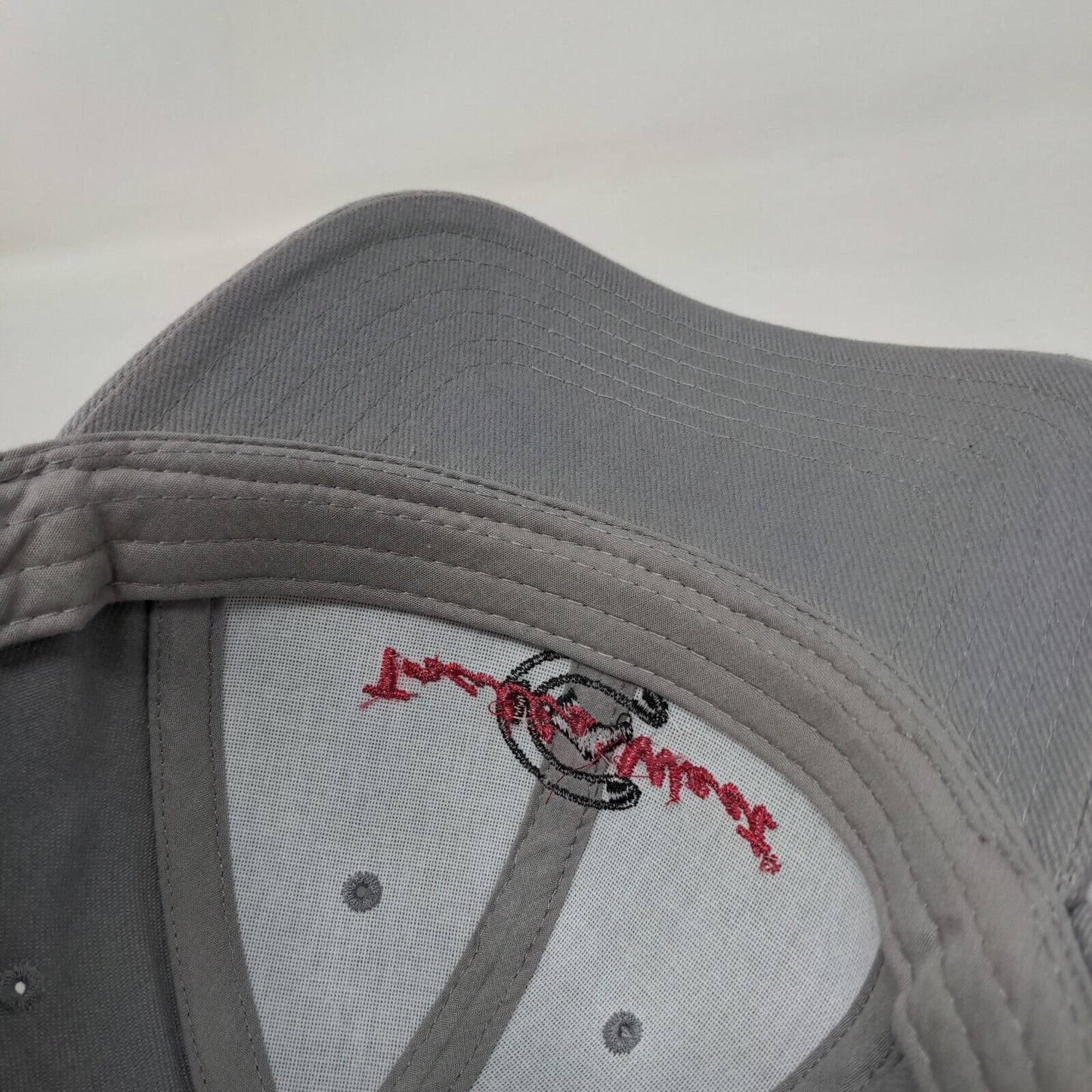 Trails West Strapback Hat Gray OSFM Adjustable Embroidered Otto