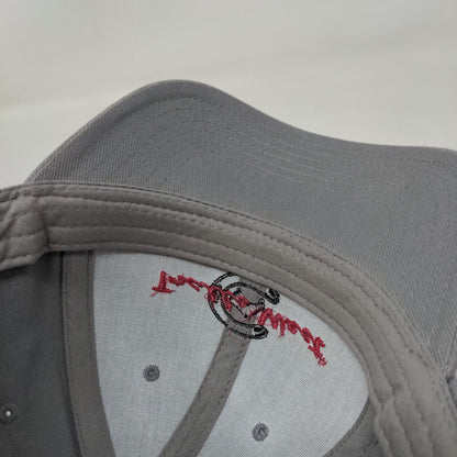 Trails West Strapback Hat Gray OSFM Adjustable Embroidered Otto