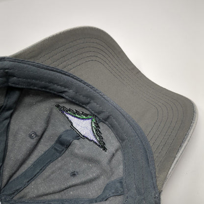 Kings Crown Organic Farm Slideback Hat Gray One Size Adjustable 6 Panel