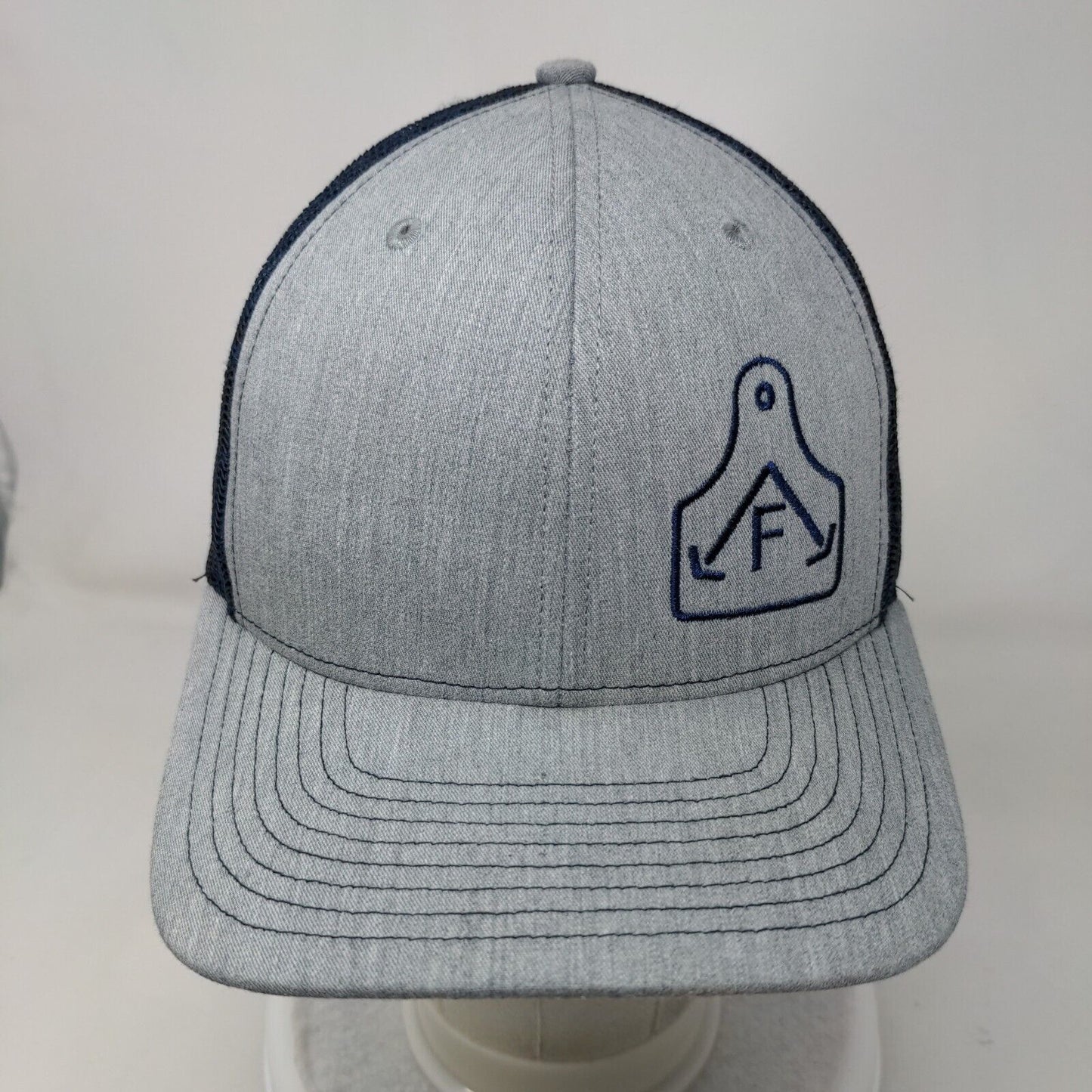 Richardson Snapback Trucker Hat Multi One Size Embroidered Colorblock