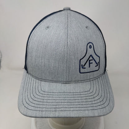 Richardson Snapback Trucker Hat Multi One Size Embroidered Colorblock