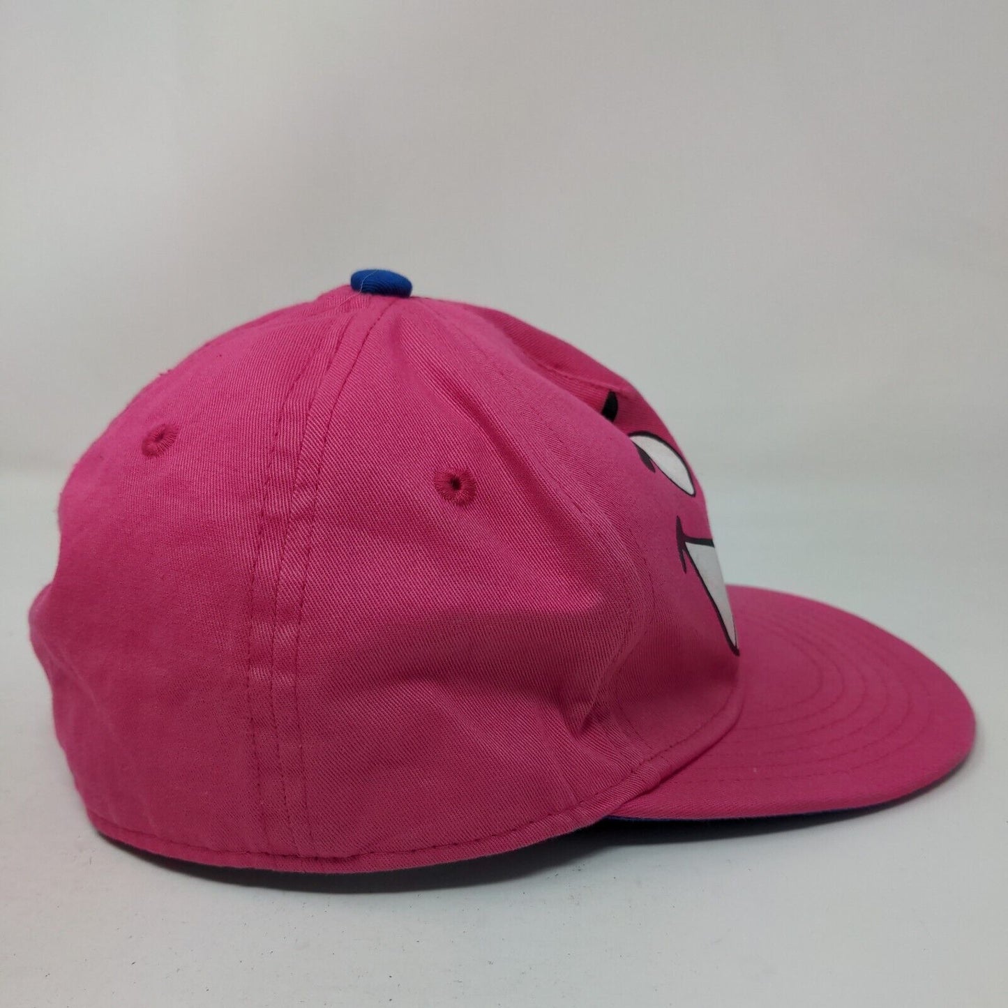 Smiley Funny Face Kids Fitted Hat Pink 3-6 Years Old Vented Holes Emoji H&M