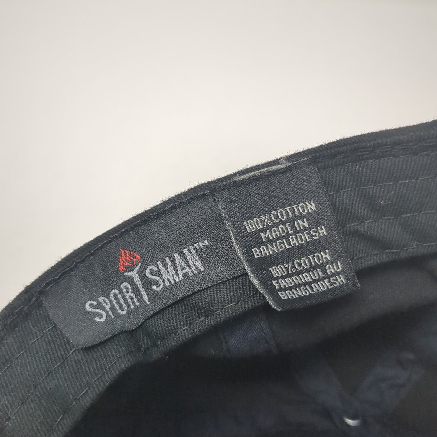 Rose Saint Louis Slideback Hat Black One Size Adjustable Sportsman