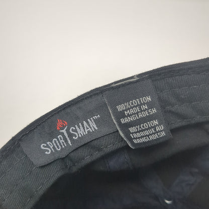 Rose Saint Louis Slideback Hat Black One Size Adjustable Sportsman