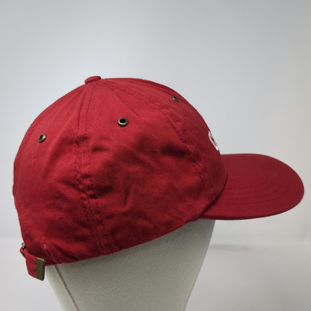 OH YES Canada Baseball Cap Red One Size Slideback Embroidered 100% Cotton Hat