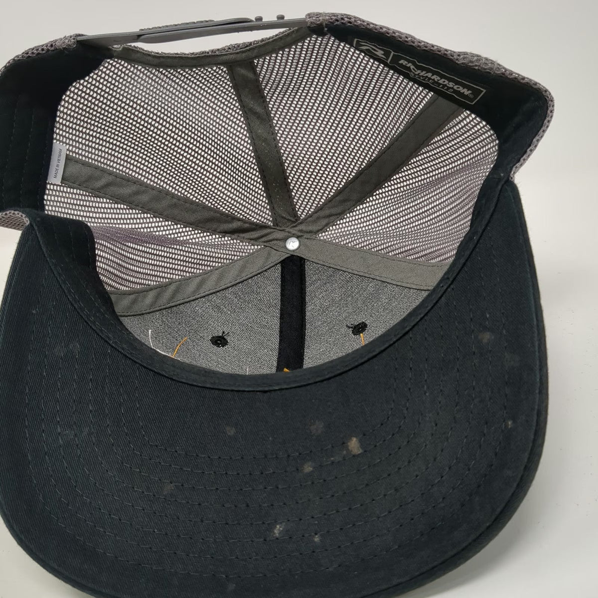 Richardson Trucker Hat Black One Size Bay Area Sportsmen California Hunters Mesh