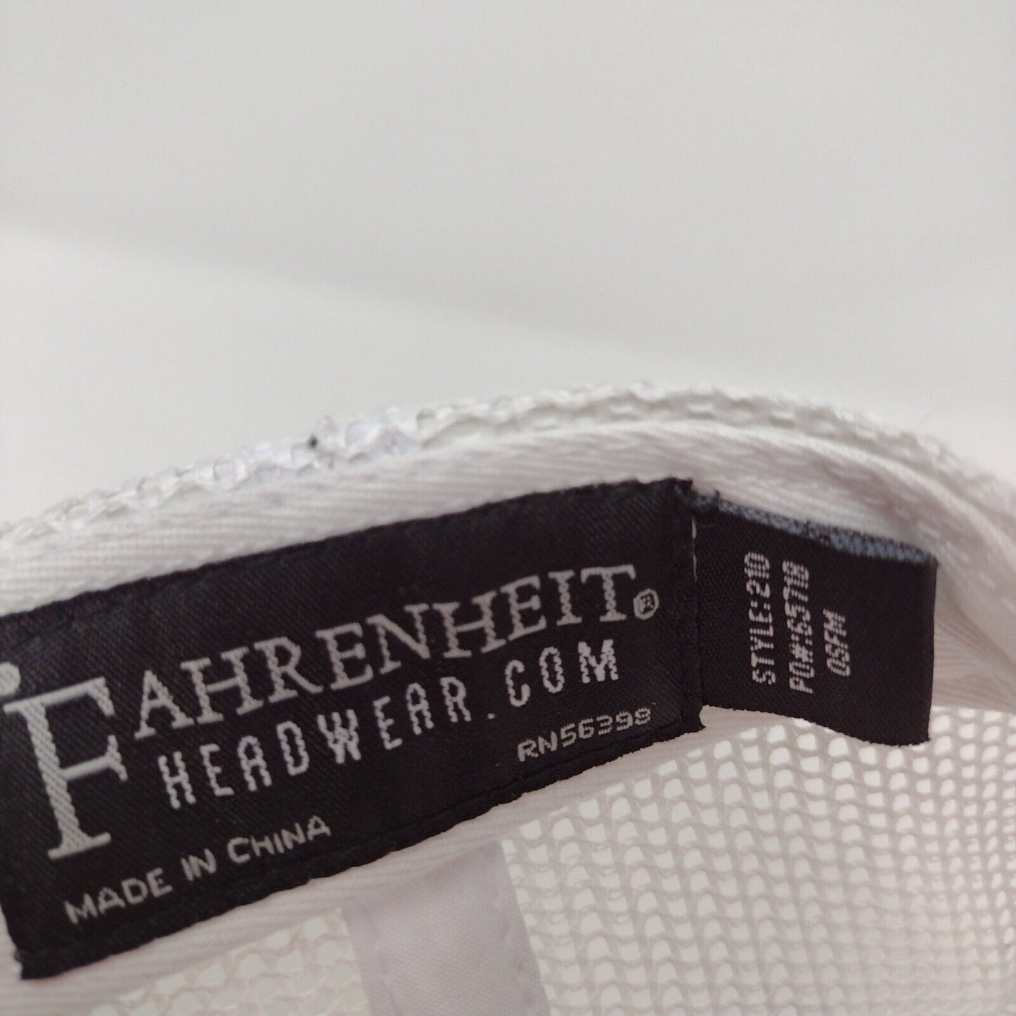 Leisure Supply HASA Snapback Trucker Hat Blue OSFM Adjustable Mesh Fahrenheit