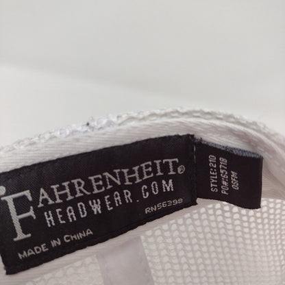 Leisure Supply HASA Snapback Trucker Hat Blue OSFM Adjustable Mesh Fahrenheit