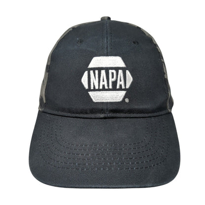 NAPA Auto Parts Strapback Hat Camouflage One Size Embroidered 6 Panel