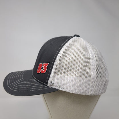 83 Snapback 112 Trucker Hat Gray One Size Adjustable Mesh Back Richardson